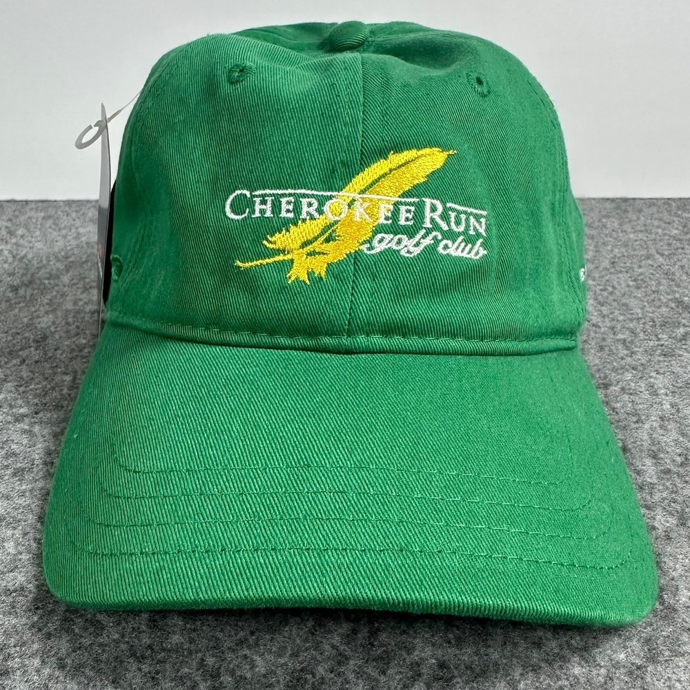 Pukka Green Cherokee Run Golf‎ Club Baseball Cap Adjustable Strap Hat